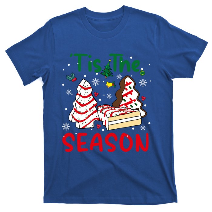 Funny Tis The Season Christmas Tree Cakes Debbie Xmas Gift T-Shirt