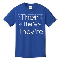 Funny There Their Theyre Learn The Difference Grammar Great Gift Kids T-Shirt