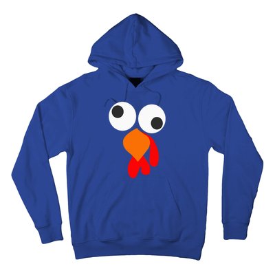 Funny Thanksgiving Turkey Face Hoodie