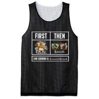 First Teach Then Beach I Am Earning A Summer Break Teacher Mesh Reversible Basketball Jersey Tank