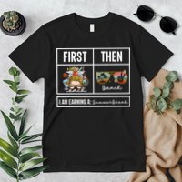 First Teach Then Beach I Am Earning A Summer Break Teacher Premium T-Shirt