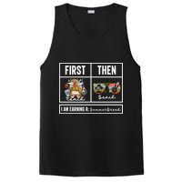 First Teach Then Beach I Am Earning A Summer Break Teacher PosiCharge Competitor Tank