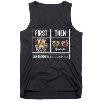 First Teach Then Beach I Am Earning A Summer Break Teacher Tank Top
