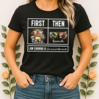 First Teach Then Beach I Am Earning A Summer Break Teacher Womens T-Shirt