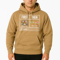 First Teach Then Beach I Am Earning A Summer Break Teacher Hoodie