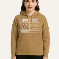 First Teach Then Beach I Am Earning A Summer Break Teacher Hoodie