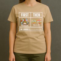 First Teach Then Beach I Am Earning A Summer Break Teacher T-Shirt