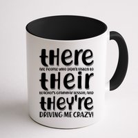Funny There Their Theyre Grammar Lesson Mug