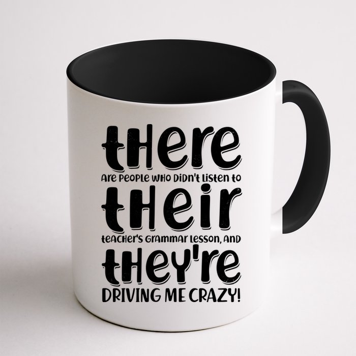 Funny There Their Theyre Grammar Lesson Mug