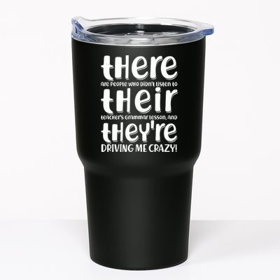 Funny There Their Theyre Grammar Lesson Tumbler