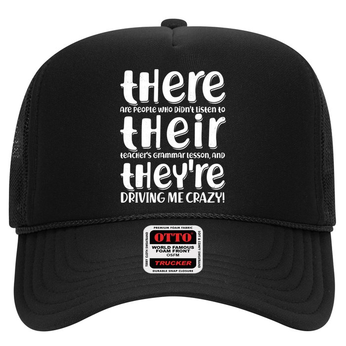 Funny There Their Theyre Grammar Lesson Hat