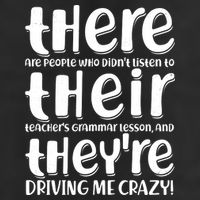 Funny There Their Theyre Grammar Lesson Hat