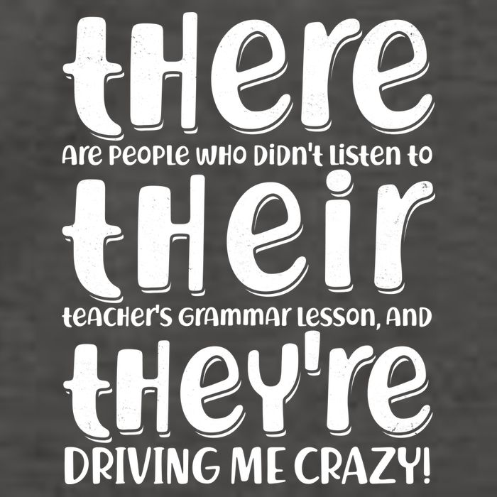 Funny There Their Theyre Grammar Lesson Vector Backpack