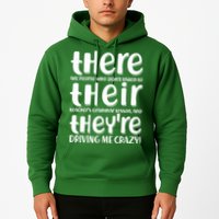 Funny There Their Theyre Grammar Lesson Hoodie
