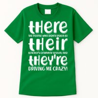 Funny There Their Theyre Grammar Lesson Tall T-Shirt