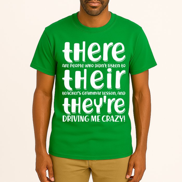 Funny There Their Theyre Grammar Lesson Tall T-Shirt