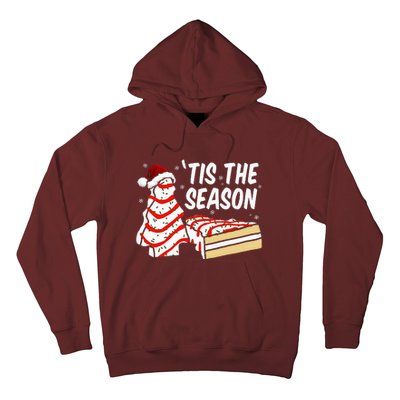 Funny Tis The Season Design Christmas Tree Cakes Debbie Hoodie