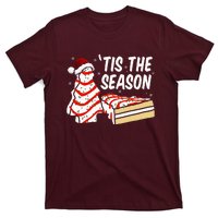 Funny Tis The Season Design Christmas Tree Cakes Debbie T-Shirt