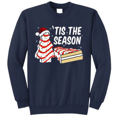 Funny Tis The Season Design Christmas Tree Cakes Debbie Sweatshirt