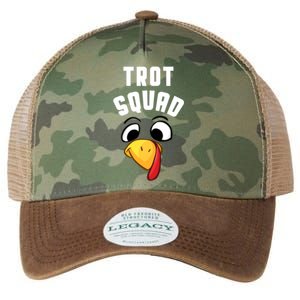 Funny Turkey Trot Squad Costume Thanksgiving Matching Meaningful Gift Legacy Tie Dye Trucker Hat