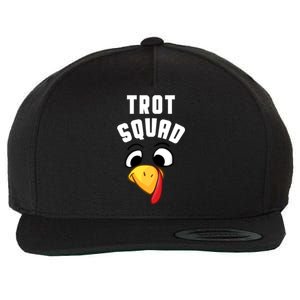 Funny Turkey Trot Squad Costume Thanksgiving Matching Meaningful Gift Wool Snapback Cap