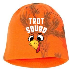 Funny Turkey Trot Squad Costume Thanksgiving Matching Meaningful Gift Kati - Camo Knit Beanie