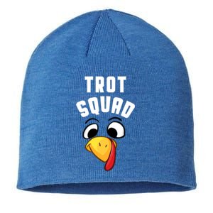 Funny Turkey Trot Squad Costume Thanksgiving Matching Meaningful Gift Sustainable Beanie