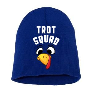 Funny Turkey Trot Squad Costume Thanksgiving Matching Meaningful Gift Short Acrylic Beanie