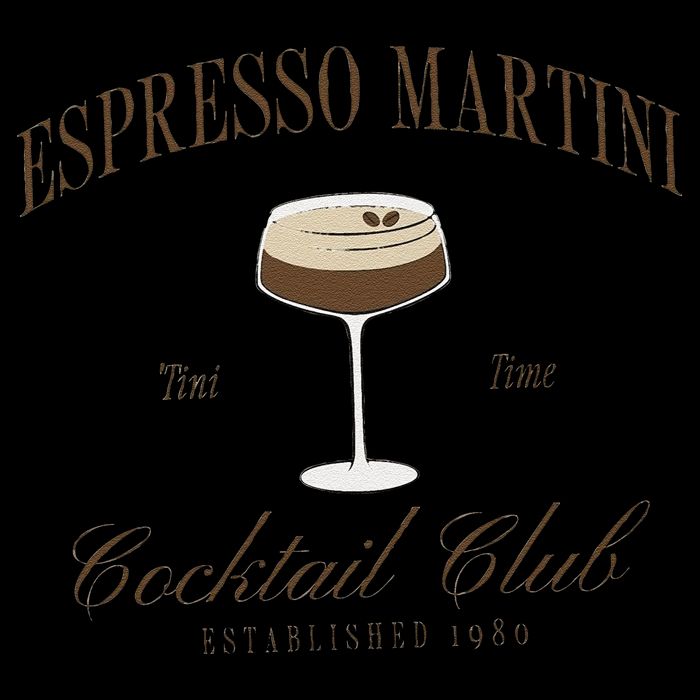 Funny Tini Time Espresso Martini Retro Cocktail And Social Club Impact Tech Backpack