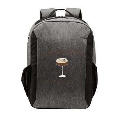 Funny Tini Time Espresso Martini Retro Cocktail And Social Club Vector Backpack