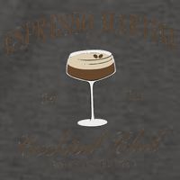 Funny Tini Time Espresso Martini Retro Cocktail And Social Club Vector Backpack