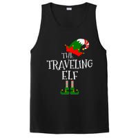 Funny The Traveling Elf Matching Family Group Gift Christmas PosiCharge Competitor Tank