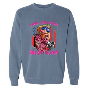 Funny Trump The Comeback Valantines Day Make Garment-Dyed Sweatshirt