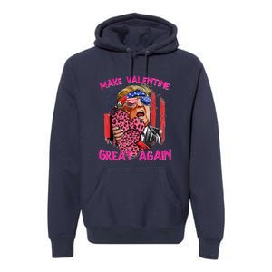 Funny Trump The Comeback Valantines Day Make Premium Hoodie