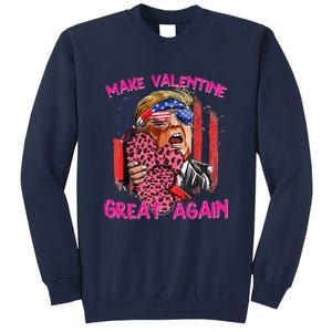 Funny Trump The Comeback Valantines Day Make Tall Sweatshirt