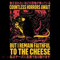 Faithful To The Cheese Japanese Horror Rat Weird Backpack