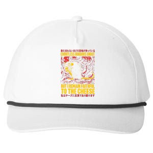 Faithful To The Cheese Japanese Horror Rat Weird Snapback Five-Panel Rope Hat