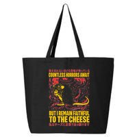 Faithful To The Cheese Japanese Horror Rat Weird 25L Jumbo Tote