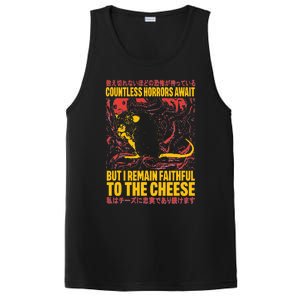 Faithful To The Cheese Japanese Horror Rat Weird PosiCharge Competitor Tank