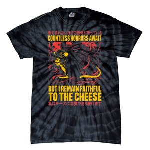 Faithful To The Cheese Japanese Horror Rat Weird Tie-Dye T-Shirt