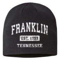 Franklin Tennessee Tn Vintage Established Sports Sustainable Beanie