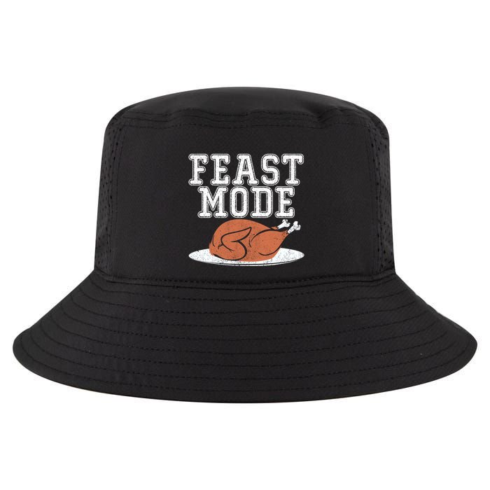 Funny Thanksgiving Turkey Feast Mode Gift Cool Comfort Performance Bucket Hat