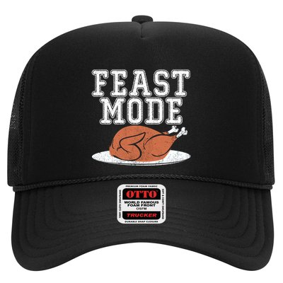 Funny Thanksgiving Turkey Feast Mode Gift Trucker Hat