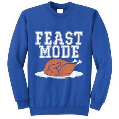 Funny Thanksgiving Turkey Feast Mode Gift Sweatshirt