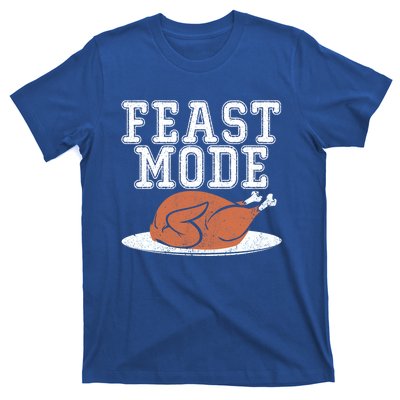 Funny Thanksgiving Turkey Feast Mode Gift T-Shirt