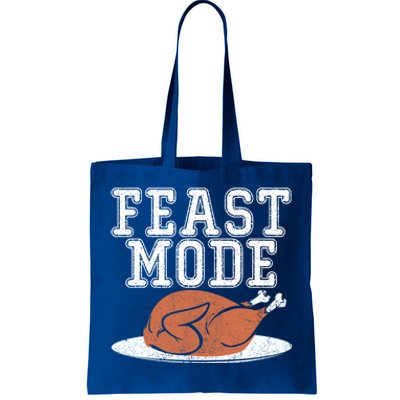 Funny Thanksgiving Turkey Feast Mode Gift Tote Bag