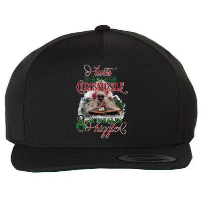 Funny Twas The Nizzle Before Chrismizzle Hizzle Snoop Dogg Wool Snapback Cap