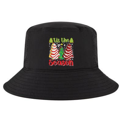 Funny Tis The Season Christmas Tree Cakes Debbie Cool Comfort Performance Bucket Hat