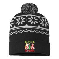 Funny Tis The Season Christmas Tree Cakes Debbie USA-Made Snowflake Beanie