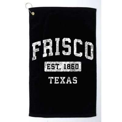 Frisco Texas Tx Vintage Established Sports Golf Towel